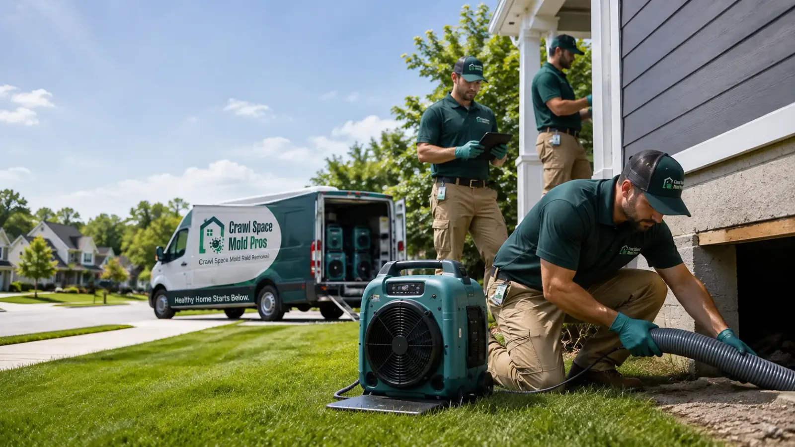 Crawl Space Mold Removal in Audubon, IA